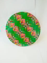 ALIEN ROUND COASTERS IN BRIGHT COLORS