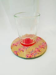 ALIEN ROUND COASTERS IN NEUTRAL COLORS