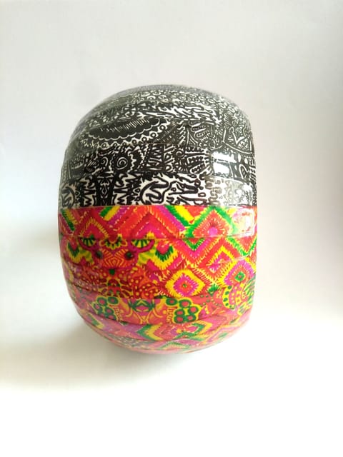 ELEGANT BLACK & RED WOODEN BANGLE