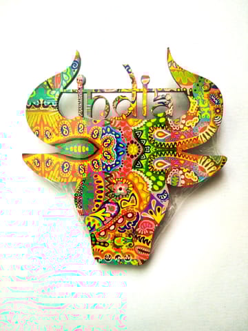 COLOROMA ARTWORK FRIDGE MAGNET - INDIAN BULL