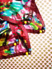 It's All Connected Tabby Silk Stole