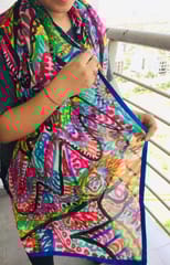 It's All Connected Tabby Silk Stole