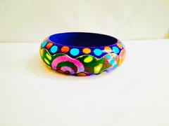 A Quirky Affair - Polka Dot Purple Bangle