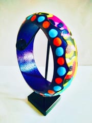 A Quirky Affair - Polka Dot Purple Bangle