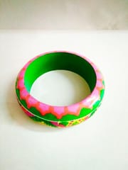 A Quirky Affair - Vibrant Green Phulkari Bangle