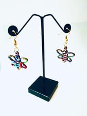 ' AMOLI'S ' BUMBLEBEE EARRINGS IN FLOROSPHERE ARTWORK