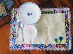 Fiesta Jute and Canvas Table Mats