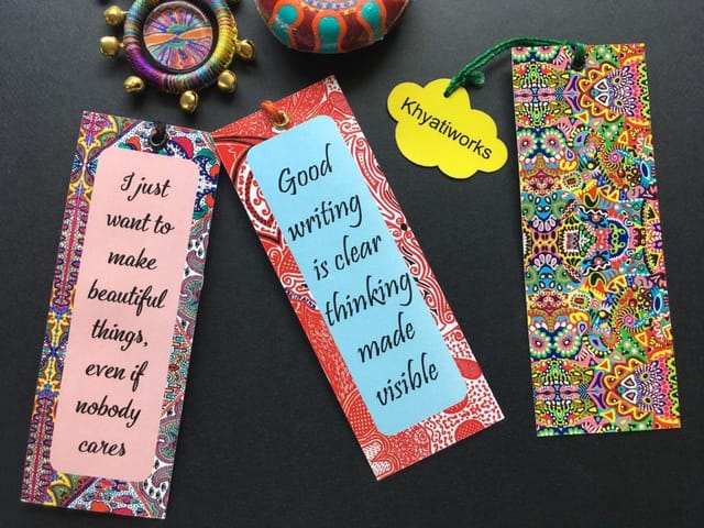 Sketchy vibes Set of 3 Bookmarks
