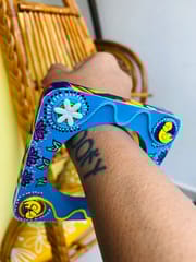 Blue Bangled Beauty