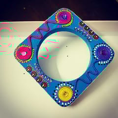 Peacock Hues Square Bangle