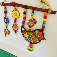 Birdie and Windmill Mini Hanging - Panorama Artwork