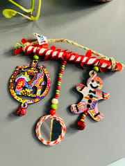 XMas special hangings - house and gingerbread man - for door or wall