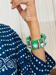 Cheer-me-up Xmas bangles - Green