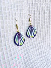 Leo handcrafted clay earrings