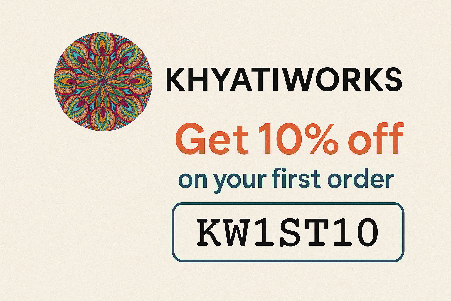 Get 10% off on your first order