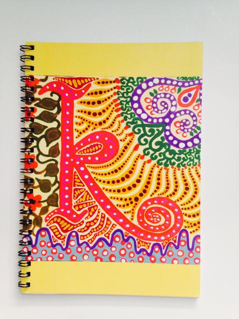 [SOLD] Spiral Notebook - 'k' for Khyatiworks