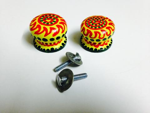 Sunflower Knobs - Set of 2