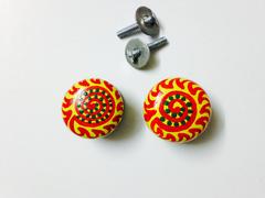 Sunflower Knobs - Set of 2