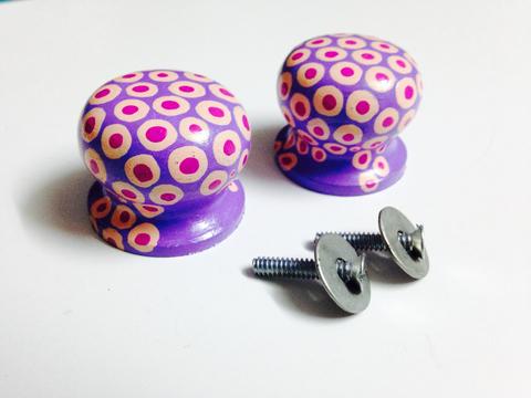 Bubblegum Knobs - Set of 2