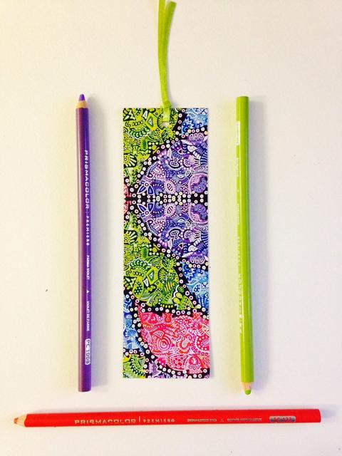 Vibgyorise Bookmarks - 'Berries-n-Lime'