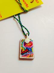 Footy Cuboid Glass Pendant
