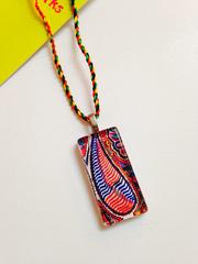 Brit-angle Rectangle Glass Pendant