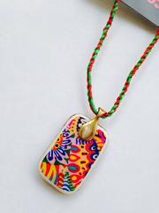 Sunshine Rounded Cuboid Glass Pendant