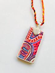 Sunshine Rectangle Glass Pendant