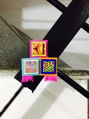 The Colored Steps Fridge Magnet