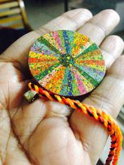Prismacolors - Hand Painted Wooden Pendant