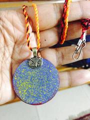 Prismacolors - Hand Painted Wooden Pendant