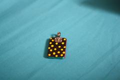 [SOLD] Suryarangi - Hand painted Wooden Pendant