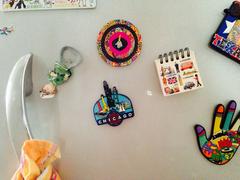 Round Robin Fridge Magnet Red