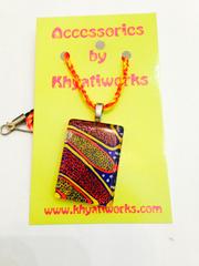 Starry Nites Cuboid Glass Pendant