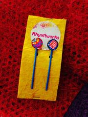 Blue Birdie Bobby Pins