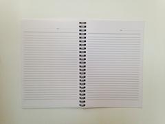 [SOLD] Spiral Notebook - When Colors Speak Purple Backdrop