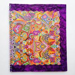 [SOLD] Spiral Notebook - When Colors Speak Purple Backdrop