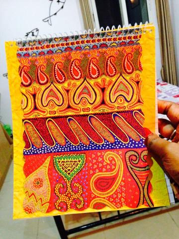 [SOLD] Spiral Notebook - Ethereal in Yellow