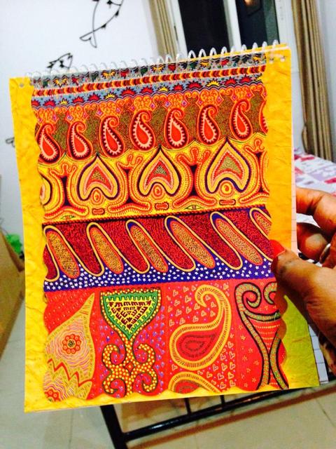[SOLD] Spiral Notebook - Ethereal in Yellow