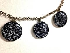 Chimera - Monochrome Circlets Necklace