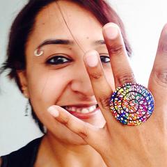 Rang Ring Handpainted Wooden