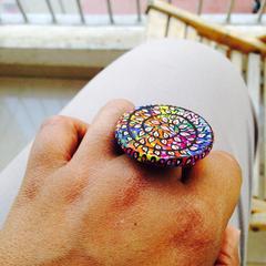Rang Ring Handpainted Wooden