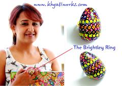 The Brightley Ring Handpainted Wooden