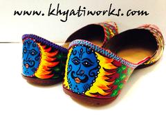 Handpainted Jutti