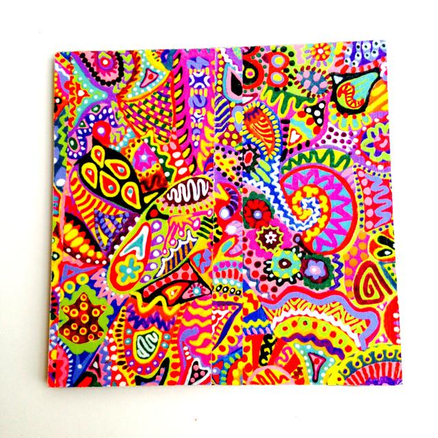 When Colors Speak Coaster