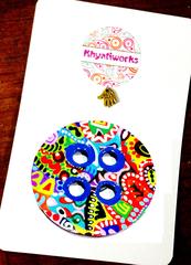 Colorisma Button Wooden Magnet