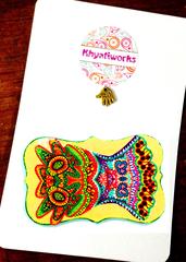 Fanny Tag Wooden Magnet Khyatiworks