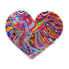 Heartistic Wooden Magnet Khyatiworks
