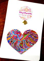 Heartistic Wooden Magnet Khyatiworks
