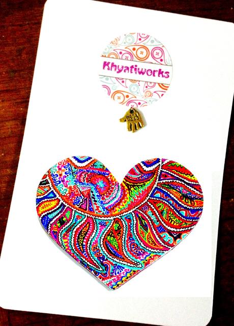 Heartistic Wooden Magnet Khyatiworks
